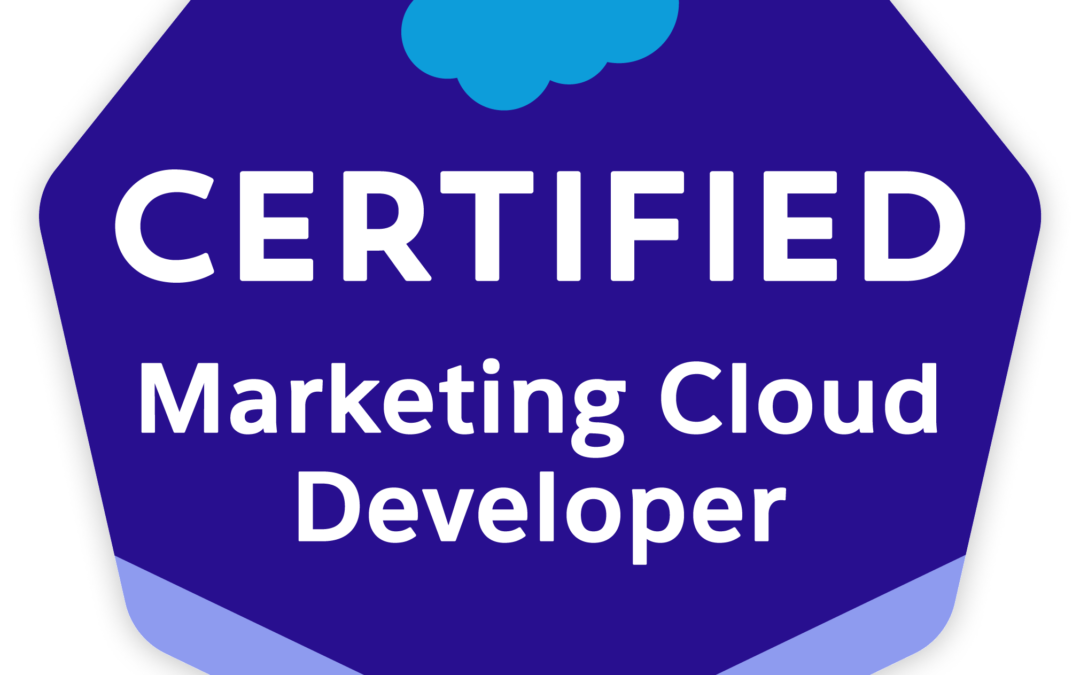 Certified Marketing Cloud Developer