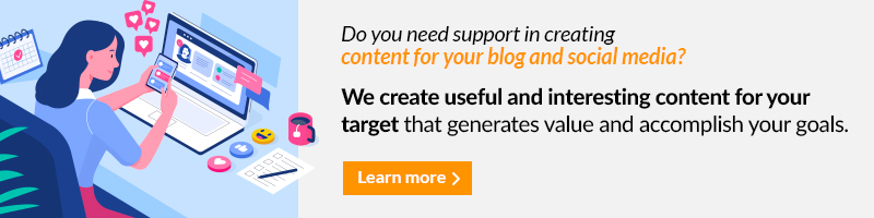 Do you need support in creating content for your blog and social media? 