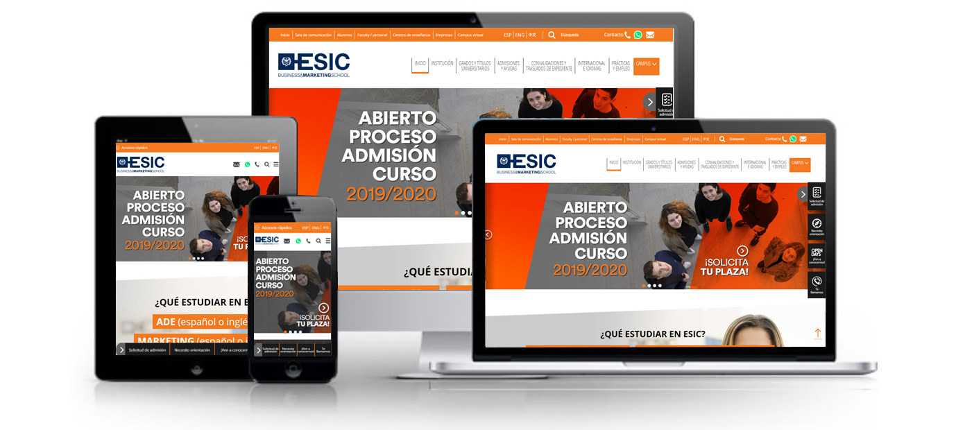 Web Esic multidispositivo