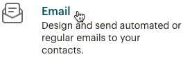 Haz clic en email